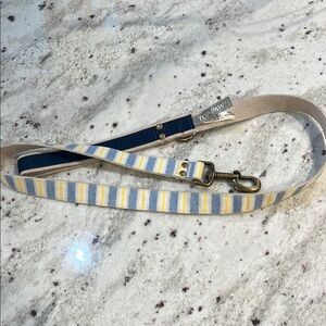 Top Paw Blue and Yellow Striped Dog Leash 4FT
